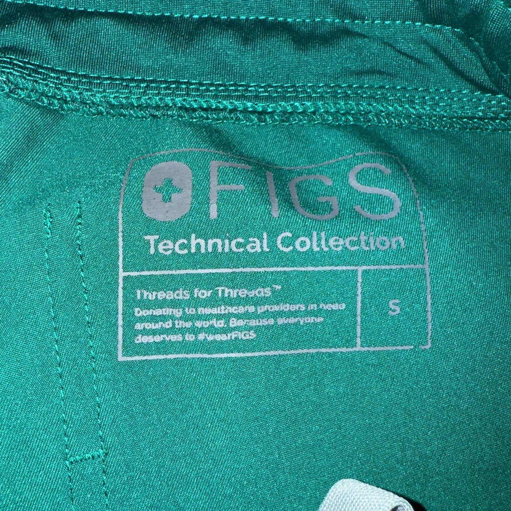 High Waisted Zamora Jogger Scrub Pants,Hunter green , size S - Picture 5 of 8